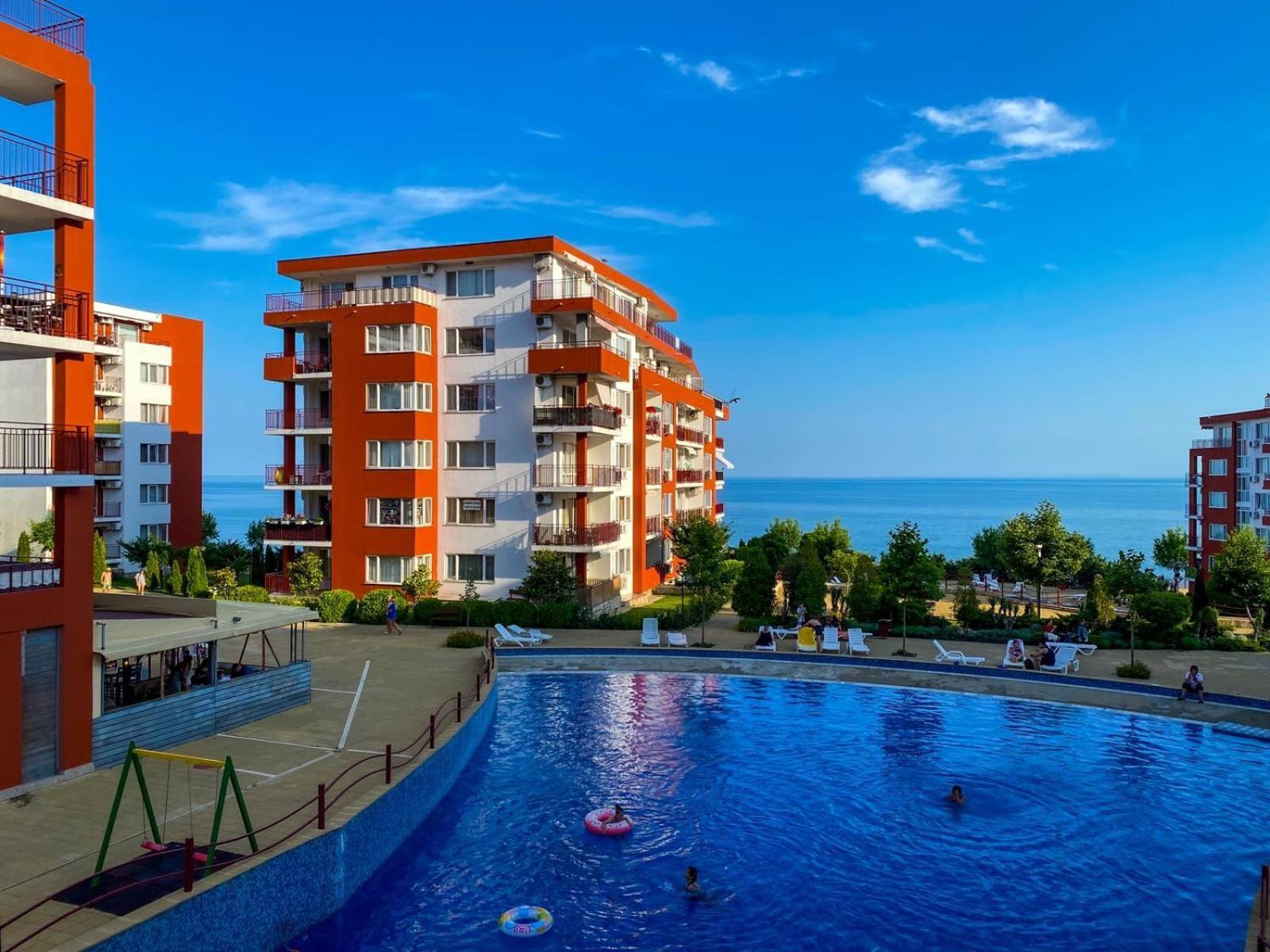 Panorama Fort Beach, Фамилно Студио Deluxe สวิติ วลัส ภายนอก รูปภาพ
