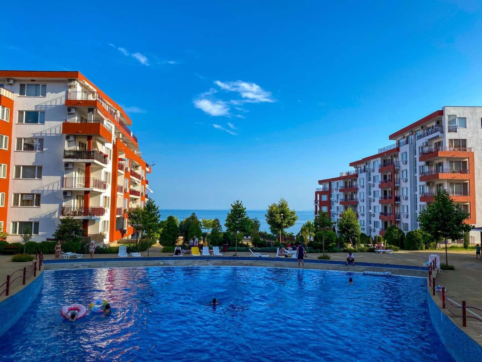 Panorama Fort Beach, Фамилно Студио Deluxe สวิติ วลัส ภายนอก รูปภาพ