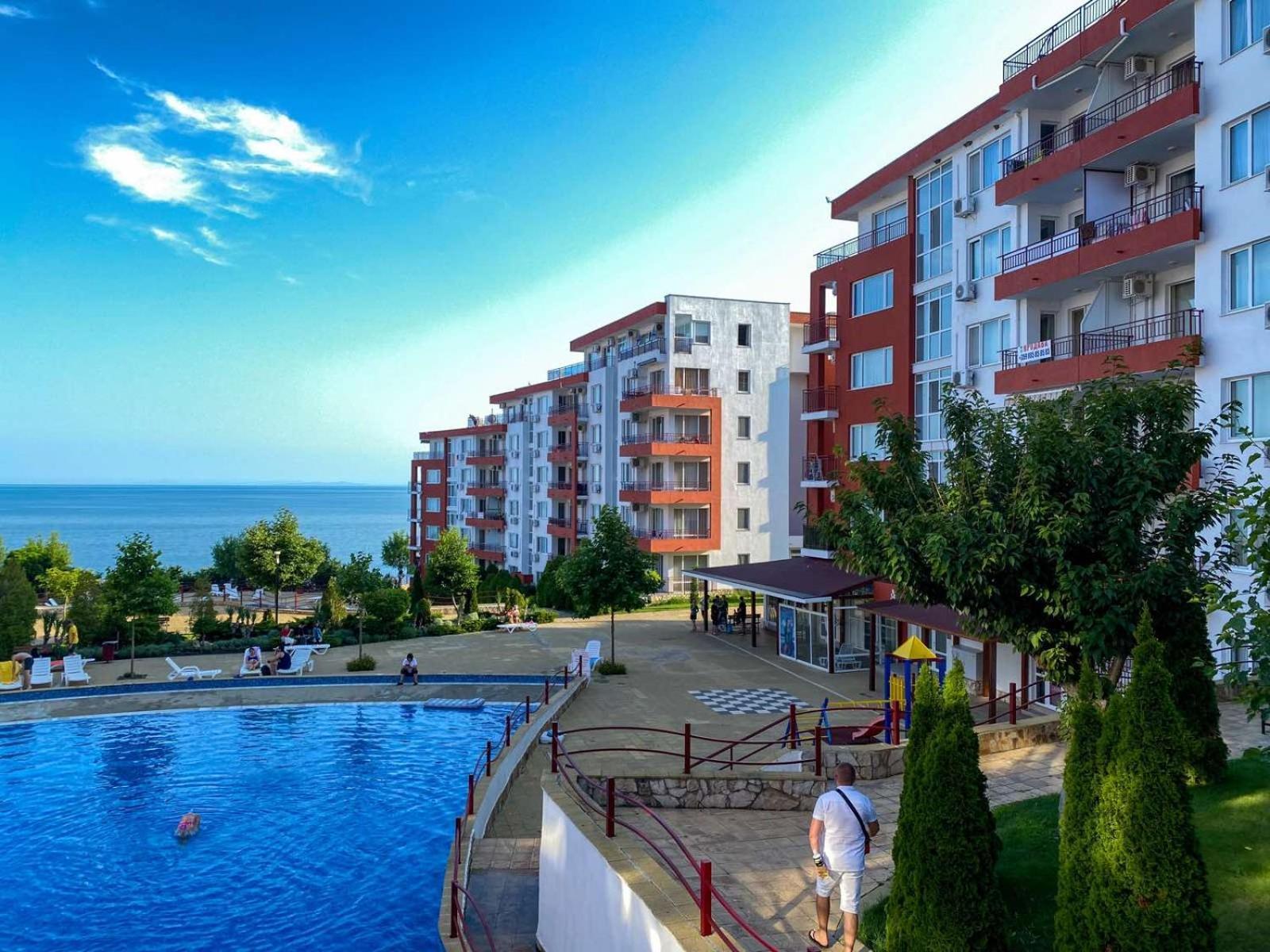 Panorama Fort Beach, Фамилно Студио Deluxe สวิติ วลัส ภายนอก รูปภาพ